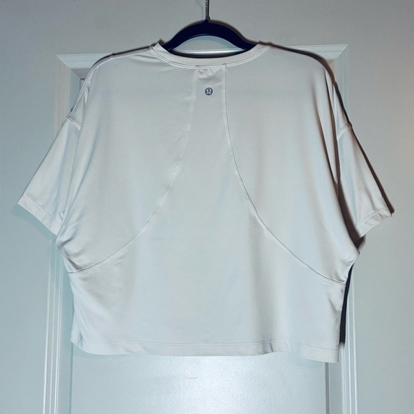 Lululemon Abrasion-Resistant Training T-Shirt *Ed Curtis in White Size 6/8 - Picture 5 of 5